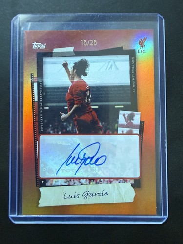 Luis Garcia 2026 Topps Liverpool Focus Orange /25