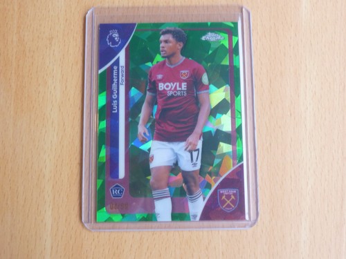 Luis Guilherme 2025 Topps Chrome Premier League Sapphire /99