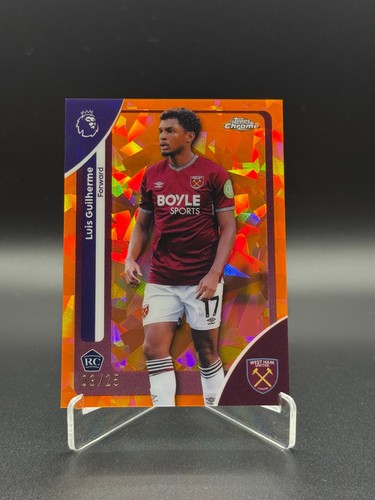Luis Guilherme 2025 Topps Chrome Sapphire Orange /25