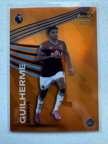 Luis Guilherme 2025 Topps Finest Giro Naranja /25
