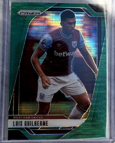 Luis Guilherme 2024 Panini Prizm Premier League Green Pulsar