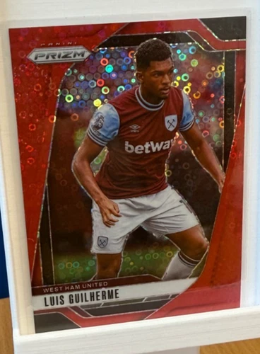 Luis Guilherme 2024 Panini Prizm Premier League Red /49