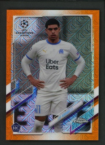 Luis Henrique 2021 Topps Chrome UEFA Champions League Mojo Orange /25