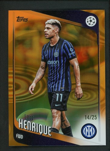 Luis Henrique 2026 Topps UEFA Champions League Swirl /25