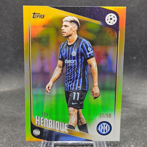 Luis Henrique 2025 Topps UEFA Club Competitions Gold /50