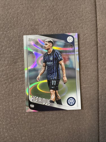 Luis Henrique 2025 Topps UEFA UCC Flagship Rain Drops