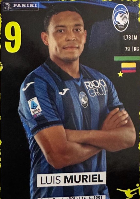 Luis Muriel 2023 Panini Calciatori Stickers