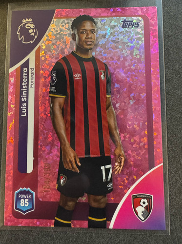Luis Sinisterra 2025 Topps Premier League /399