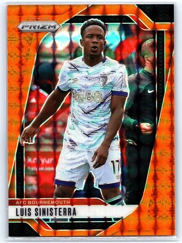 Luis Sinisterra 2024 Panini Prizm Premier League Orange Mosaic