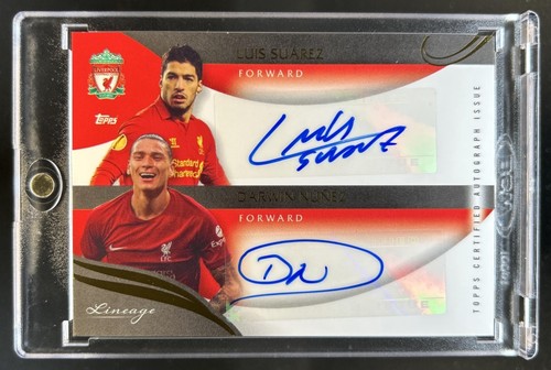 Luis Suarez & Darwin Nunez 2022 Topps Liverpool Lineage