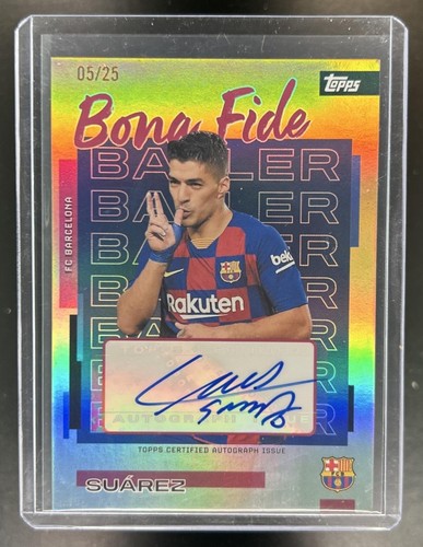 Luis Suarez 2025 Topps FC Barcelona Arancione /25