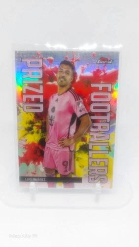 Luis Suarez 2024 Topps Finest Red/Yellow Fusion