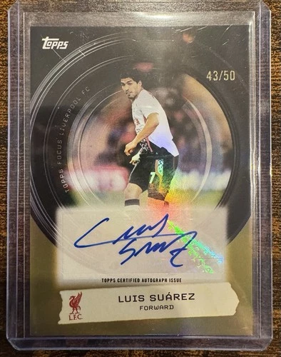 Luis Suarez 2025 Topps Liverpool Focus /50