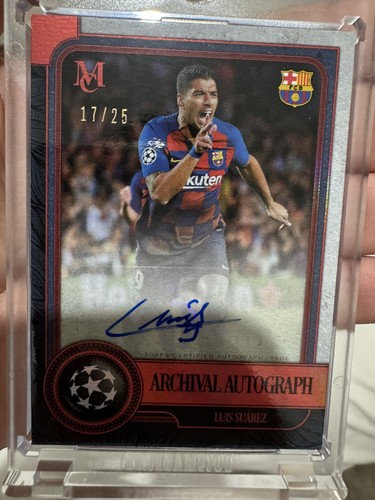 Luis Suarez 2019 Topps Museum Collection Sapphire /25
