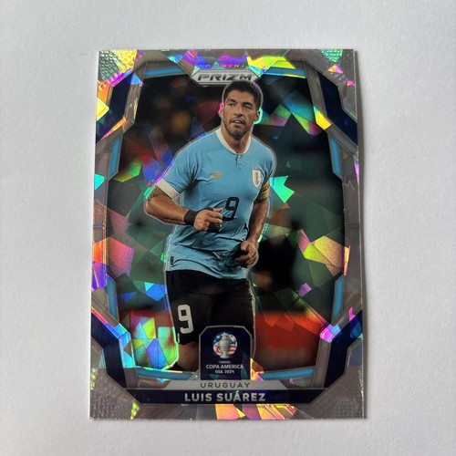 Luis Suarez 2024 Panini Prizm Copa America Silver Cracked Ice #103