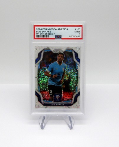 Luis Suarez 2024 Panini Prizm Copa America White Sparkle
