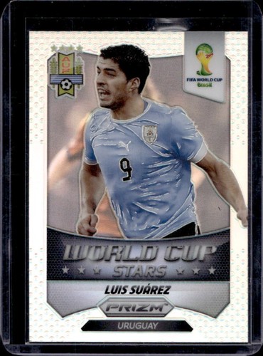 Luis Suarez 2014 Panini Prizm FIFA World Cup Brazil Silver Prizm