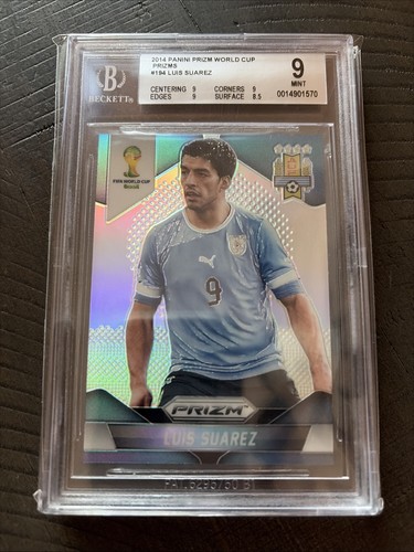 Luis Suarez 2014 Panini Prizm World Cup Silver Prizm