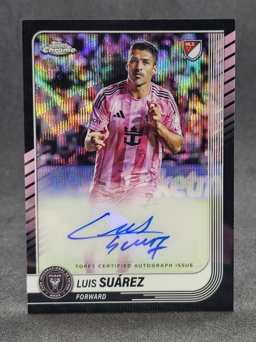 Luis Suárez 2025 Topps Chrome Black Wave /10