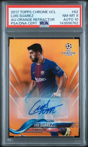 Luis Suárez 2017 Topps Chrome Champions League /25