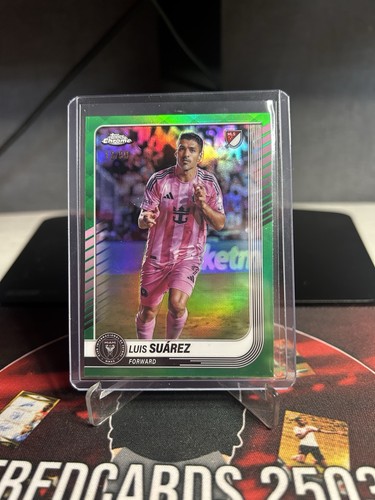 Luis Suárez 2025 Topps Chrome True Green /99