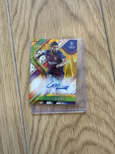 Luis Suárez 2024 Topps Finest Gold Lava Refractor /50