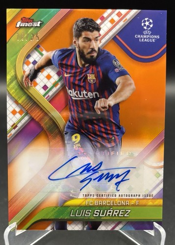 Luis Suárez 2024 Topps Finest Orange /25