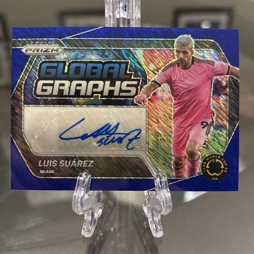 Luis Suárez 2025 Panini Prizm Copa Mundial de Clubes de la FIFA Azul Brillo