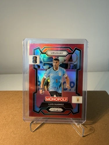 Luis Suárez 2026 Panini Prizm Monopoly Copa Mundial de la FIFA 2026 Rojo