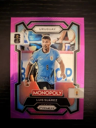 Luis Suárez 2022 Panini Prizm World Cup Purple Prizm /199