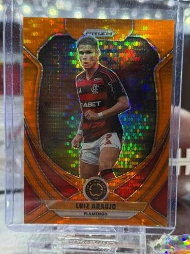 Luiz Araújo 2025 Panini Prizm Club World Cup Orange Pulsar /149