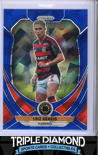 Luiz Araujo 2025 Panini Prizm Club World Cup Blue Ice Prizm 152/175