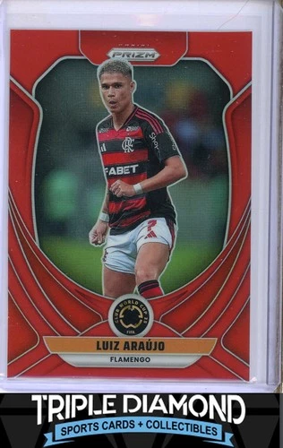 Luiz Araujo 2025 Panini Prizm Club World Cup Red Prizm /199