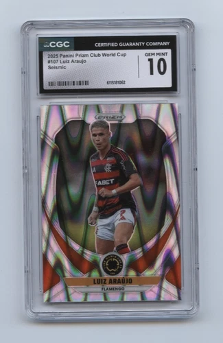 Luiz Araujo 2025 Panini Prizm FIFA Club World Cup Seismic Prizm /49