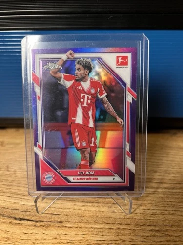 Luiz Diaz 2026 Topps Chrome Purple Refractor /75