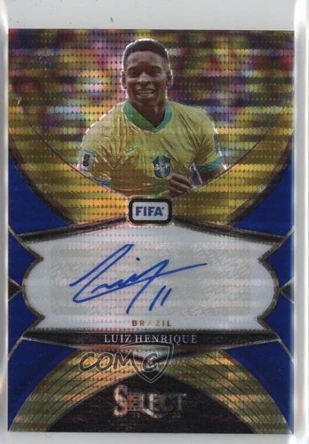 Luiz Henrique 2024 Panini Select FIFA Pulsar Azul Prizm /10