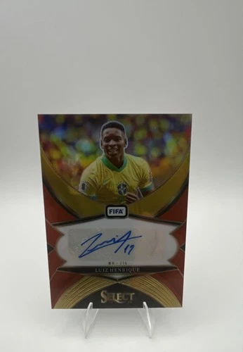 Luiz Henrique 2024 Panini Select FIFA Red Prizm
