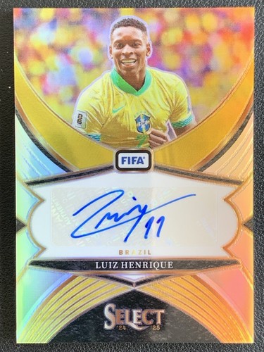 Luiz Henrique 2024 Panini Seleziona Firme FIFA Argento