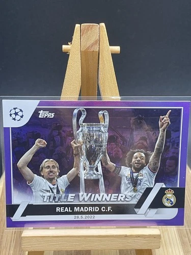 Luka Modric and Marcelo 2023 Topps Chrome UEFA /75