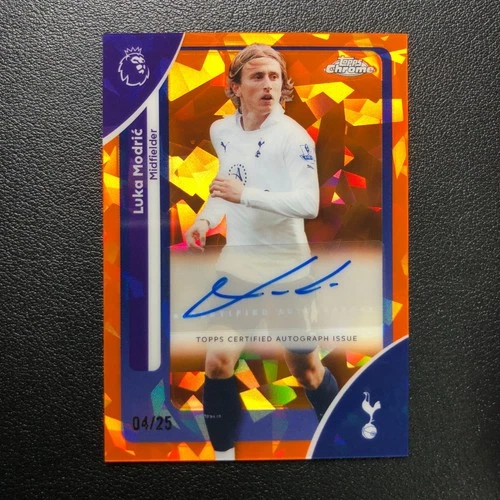 Luka Modric 2025 Topps Chrome Sapphire Orange /25