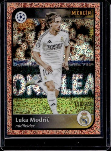 Luka Modric 2024 Topps Merlin Chrome Pink Refractor /250