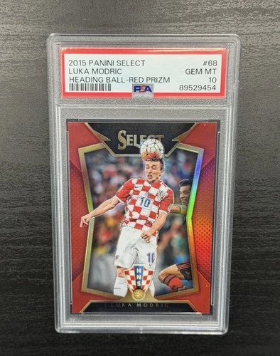 Luka Modric 2015 Panini Select Red Prizm /199