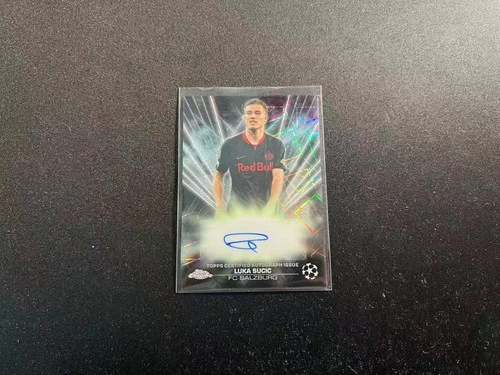 Luka Sucic 2023 Topps Chrome UEFA Noir Lazer