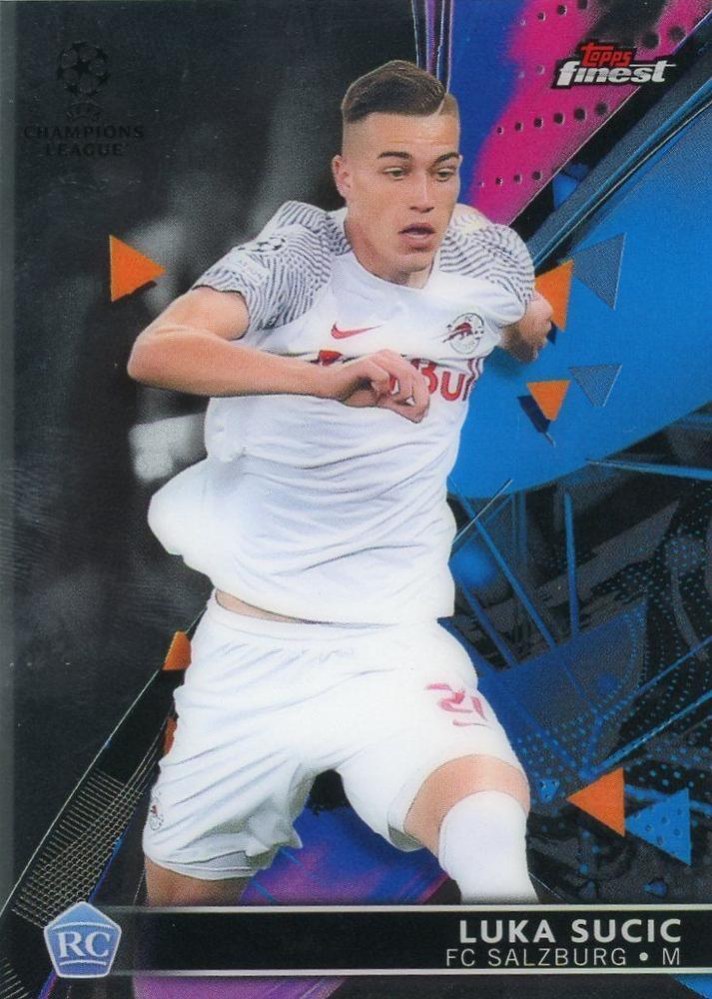 Luka Sucic 2021 Topps Finest UEFA 55
