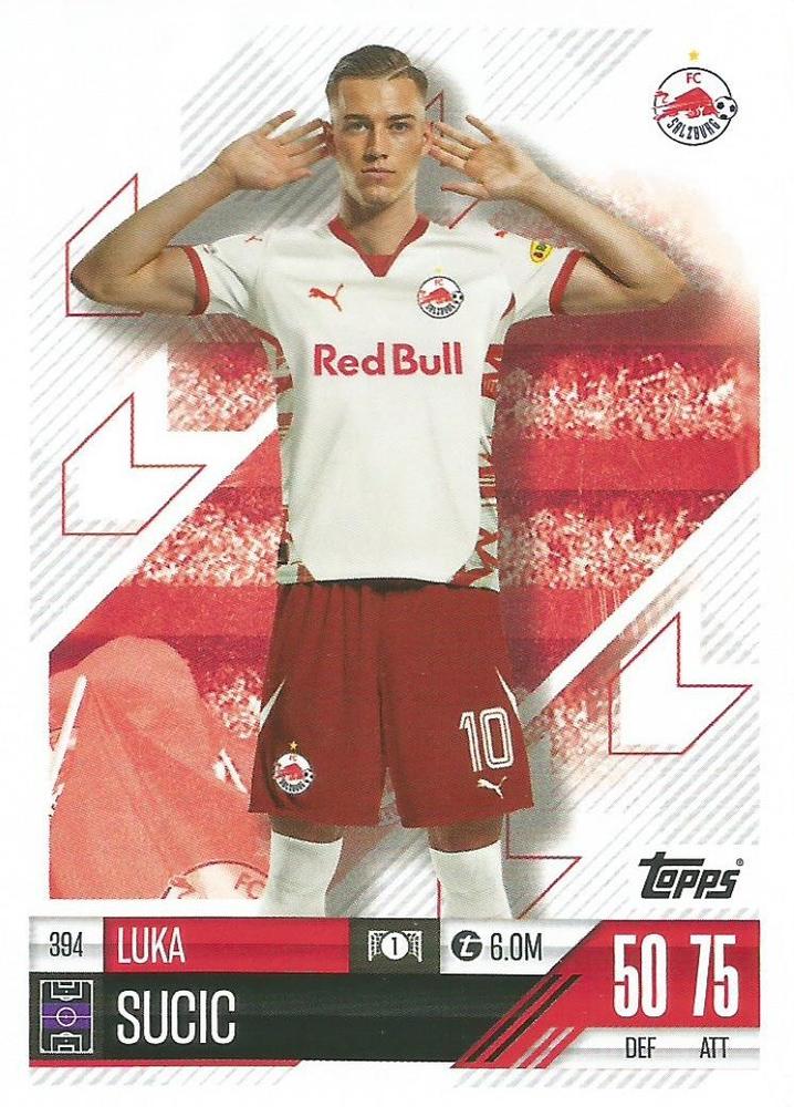 Luka Sucic 2024 Topps Match Attax UEFA Club Competitions