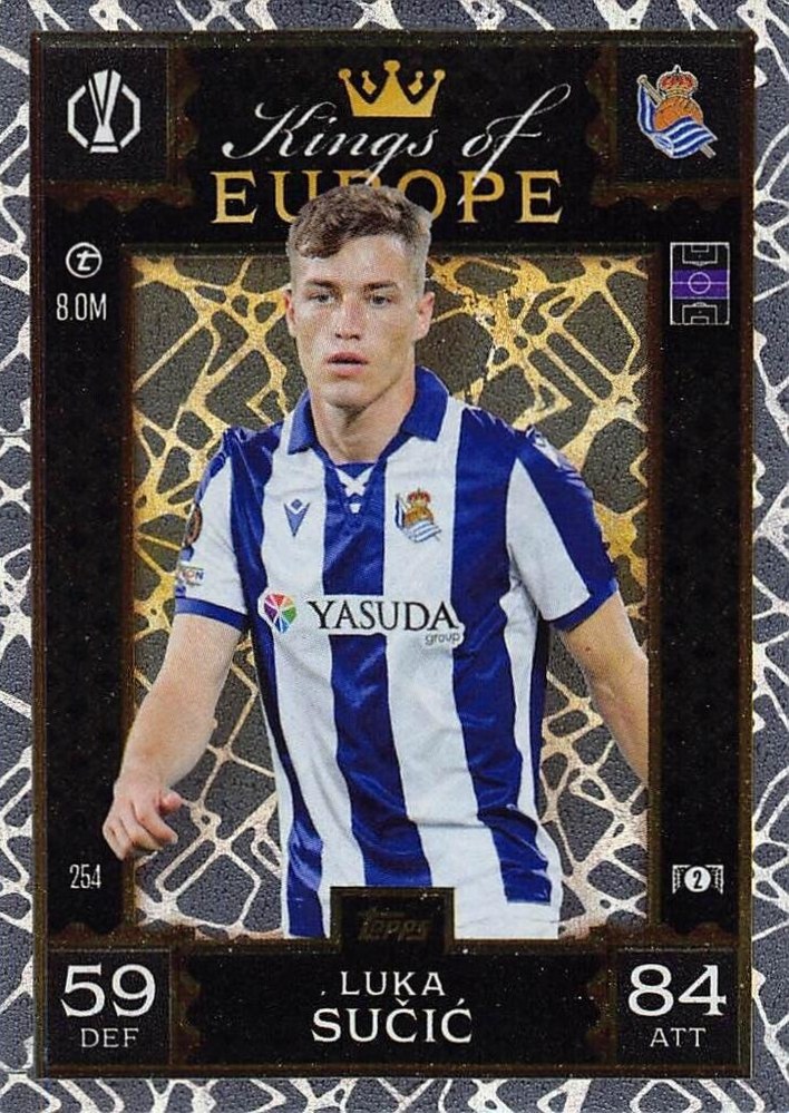 Luka Sucic 2024 Topps Match Attax UEFA Club Competitions Extra