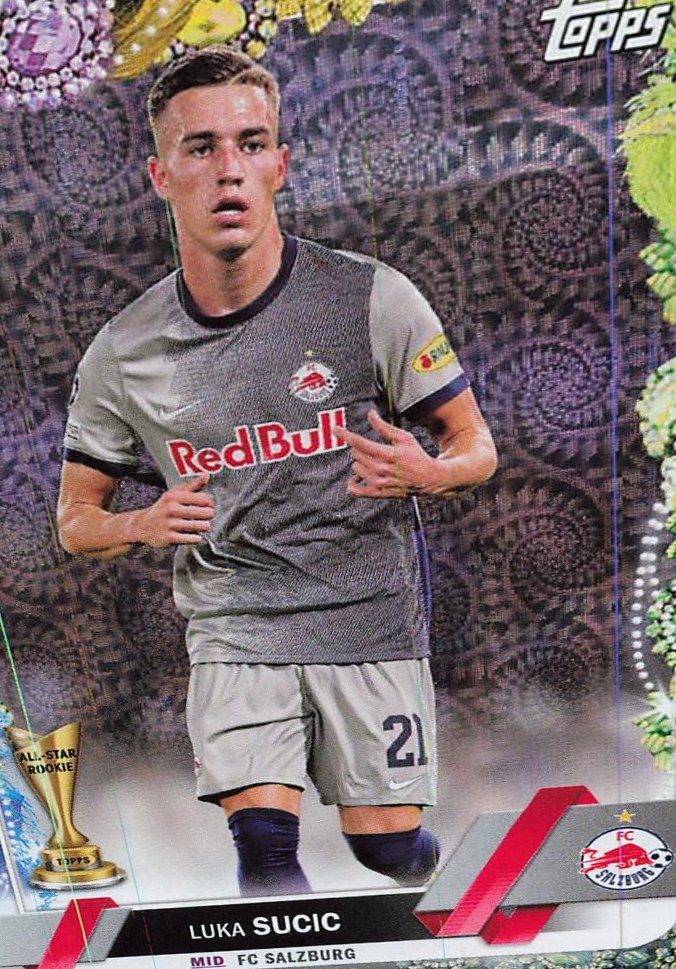 Luka Sucic 2022 Topps UEFA Club Competitions Carnaval Edition