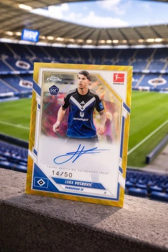 Luka Vuskovic 2025 Topps Chrome Gold Refractor /50