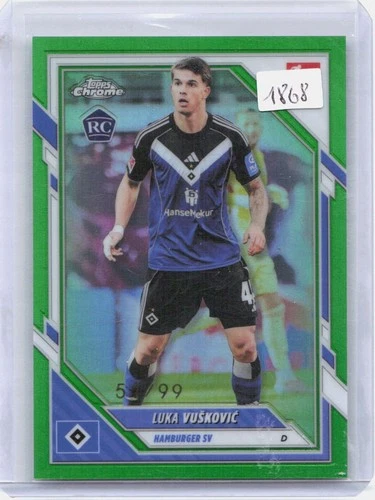Luka Vuskovic 2025 Topps Chrome Green /99