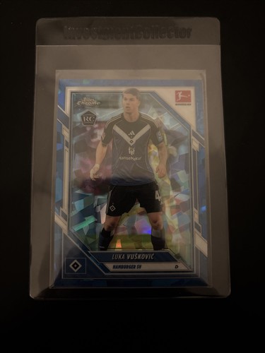 Luka Vuskovic 2025 Topps Chrome Bundesliga Sapphire